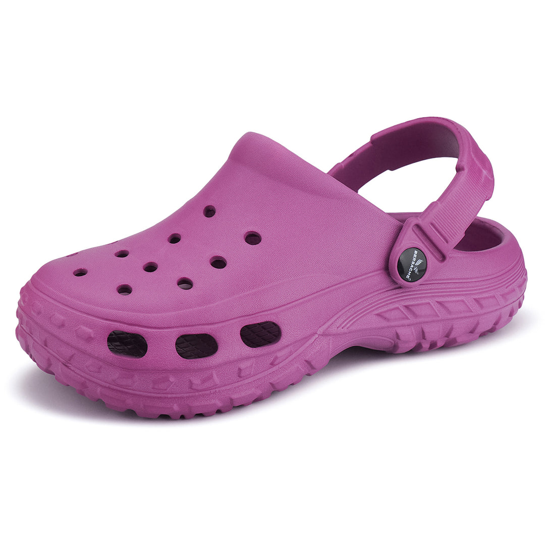 Bersache Extra Soft Classic Casual with  Regular wear with Ultra Soft & Flexibility Technology Clog's for Women's & Girl's (Pink-6194)