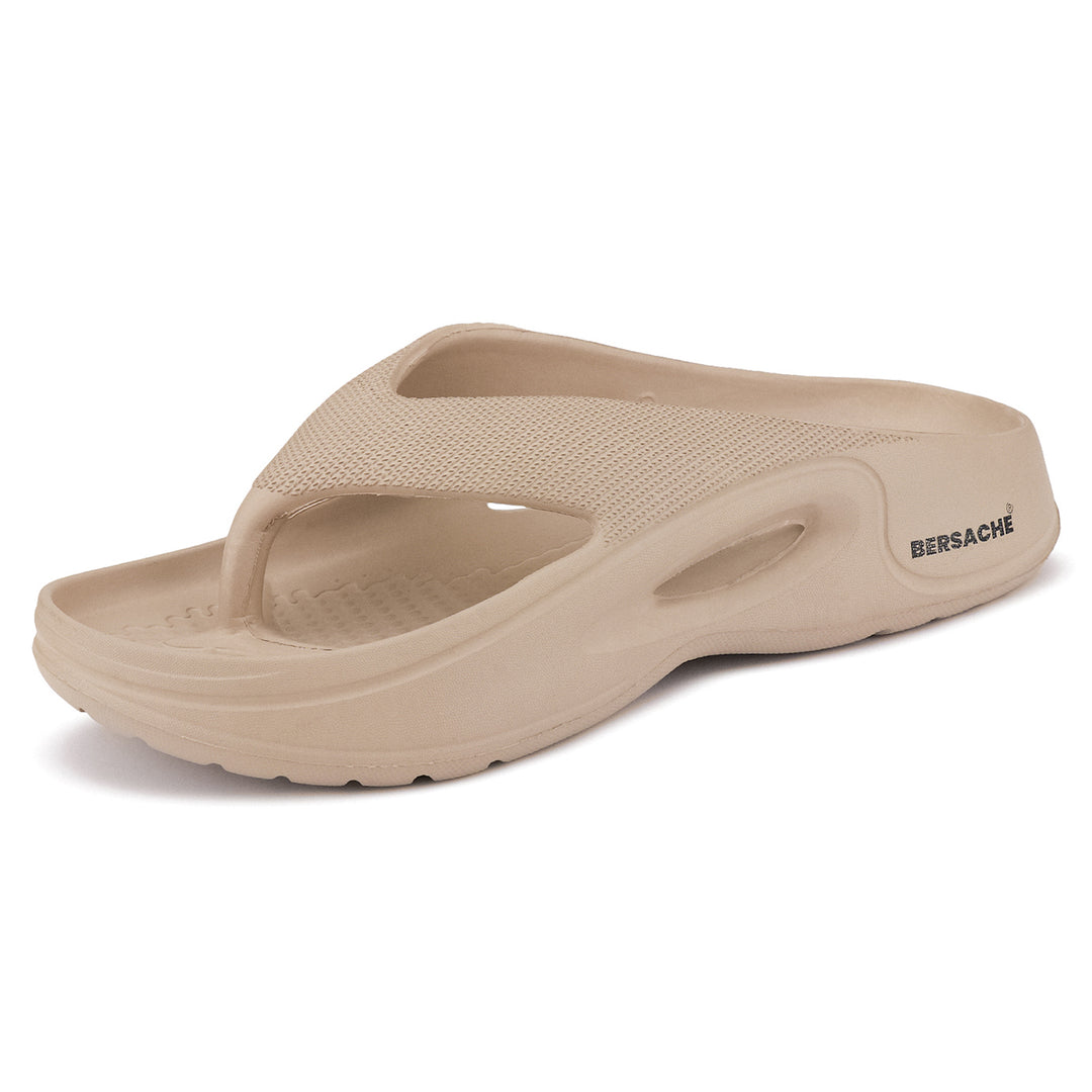 Bersache Extra Soft Classic Casual with  Regular wear with Ultra Soft & Flexibility Technology Clogs for Men's & Boy's 6208-Beige