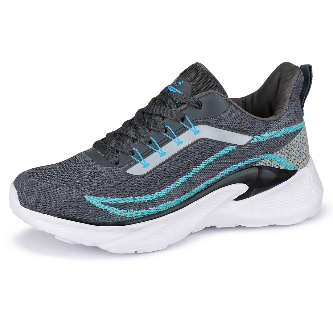 Bersache Premium Sports ,Gym, Trending Stylish Running Shoes For Men (8024-Grey)