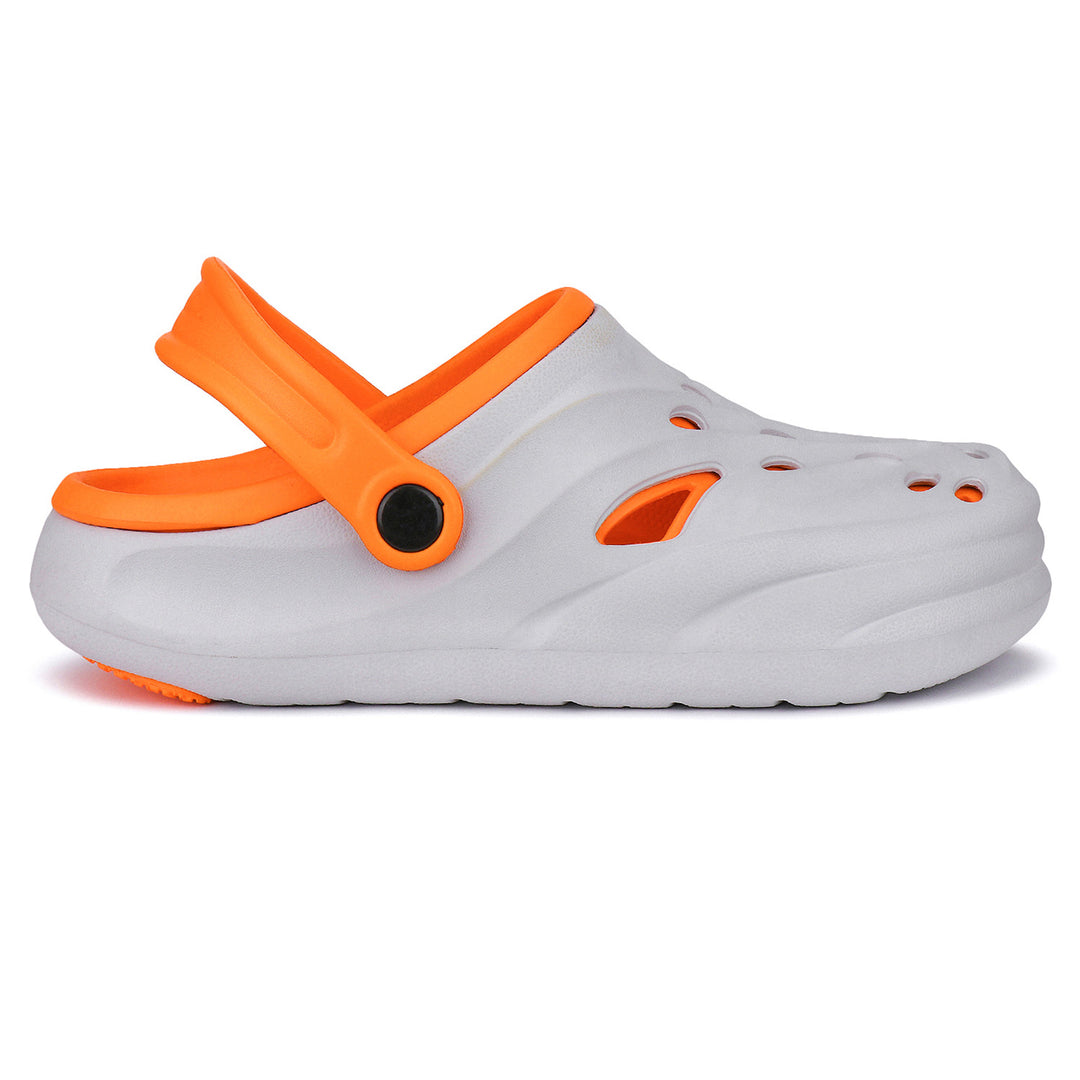 Bersache Extra Soft Classic Casual with  Regular wear with Ultra Soft & Flexibility Technology Clogs for Men's & Boy's 6030-Orange