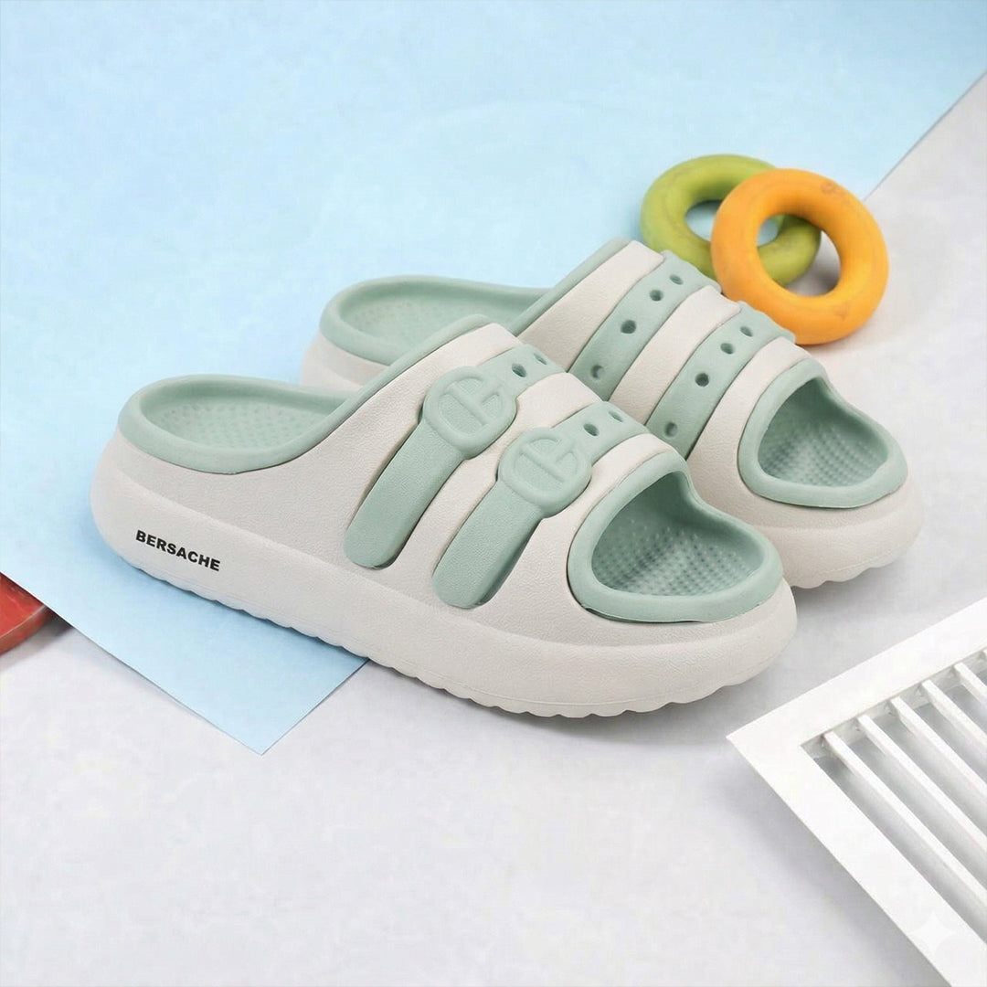 Bersache Extra Soft Classic Casual CHAPPAL with  Regular wear with Ultra Soft & Flexibility Technology Slipper for Kids's - Green -6321.