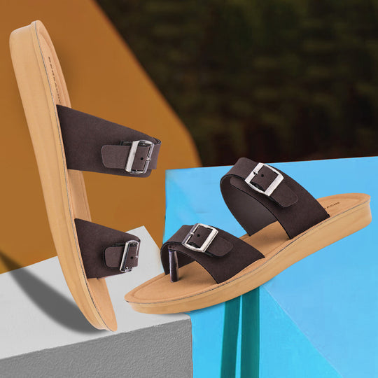 Bersache Extra Soft Classic Casual with  Regular wear with Ultra Soft & Flexibility Technology Flip-Flop for Women's & Girl's (6260-Dark-Brown)