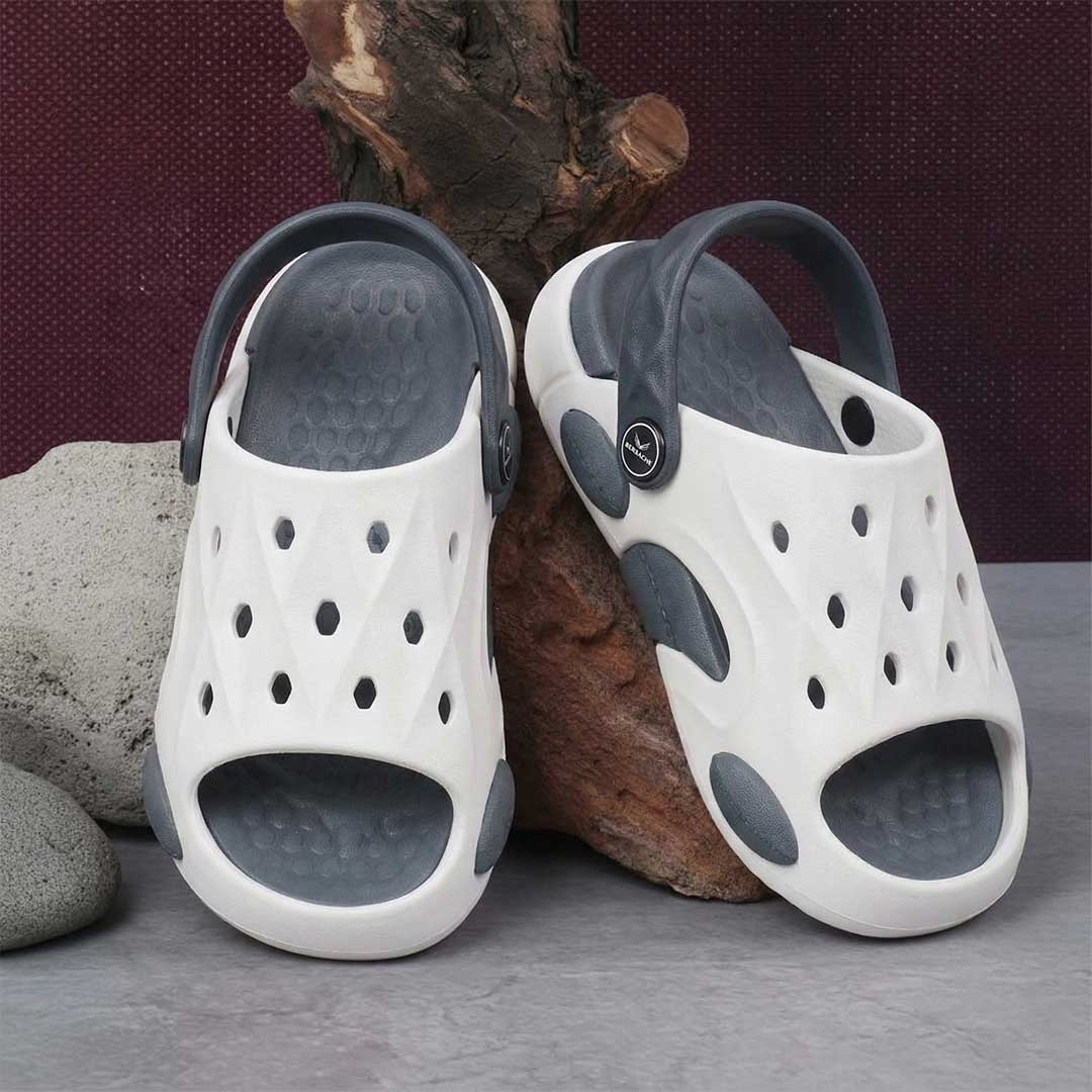 Bersache Extra Soft Classic Casual CHAPPAL with  Regular wear with Ultra Soft & Flexibility Technology Sandal for Kids's - White-6323.