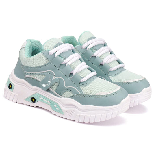 Bersache Premium Sports ,Gym, Trending Stylish Running Colour Changing shoes for Women (8101-Grey)