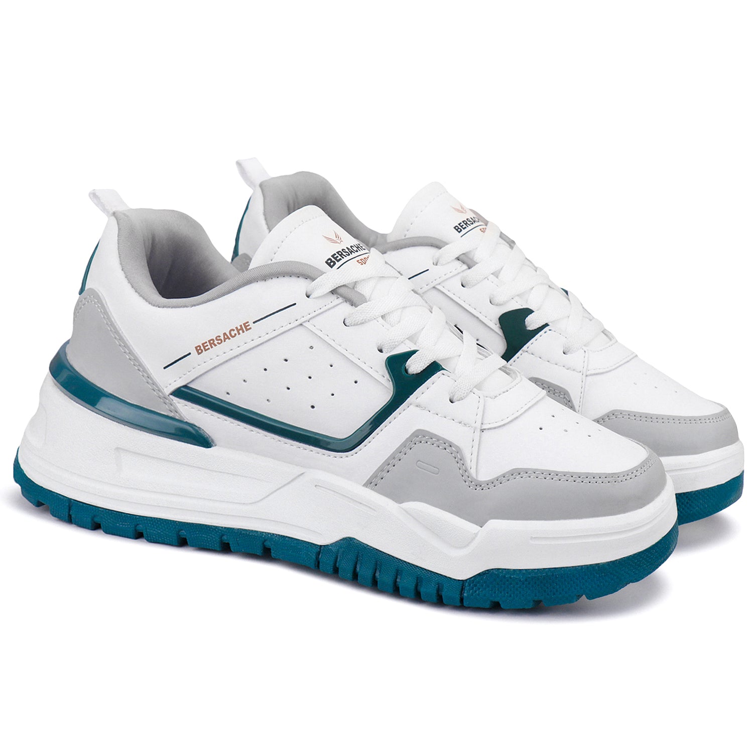 Bersache Premium Sports ,walking,Gym,cricket, Trending  Running Shoes For Men's (White-9219)