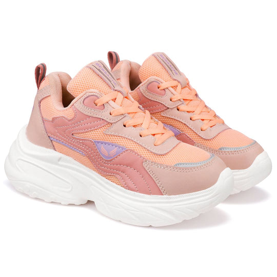 Bersache Premium Sports ,Gym, Trending Stylish Running Colour Changing shoes for Women (8105-Pink)