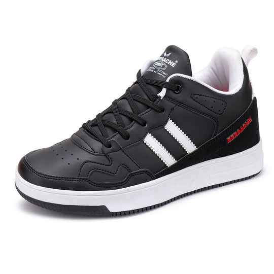 Bersache Lightweight Casual Sneaker Shoes For Men Black-9056