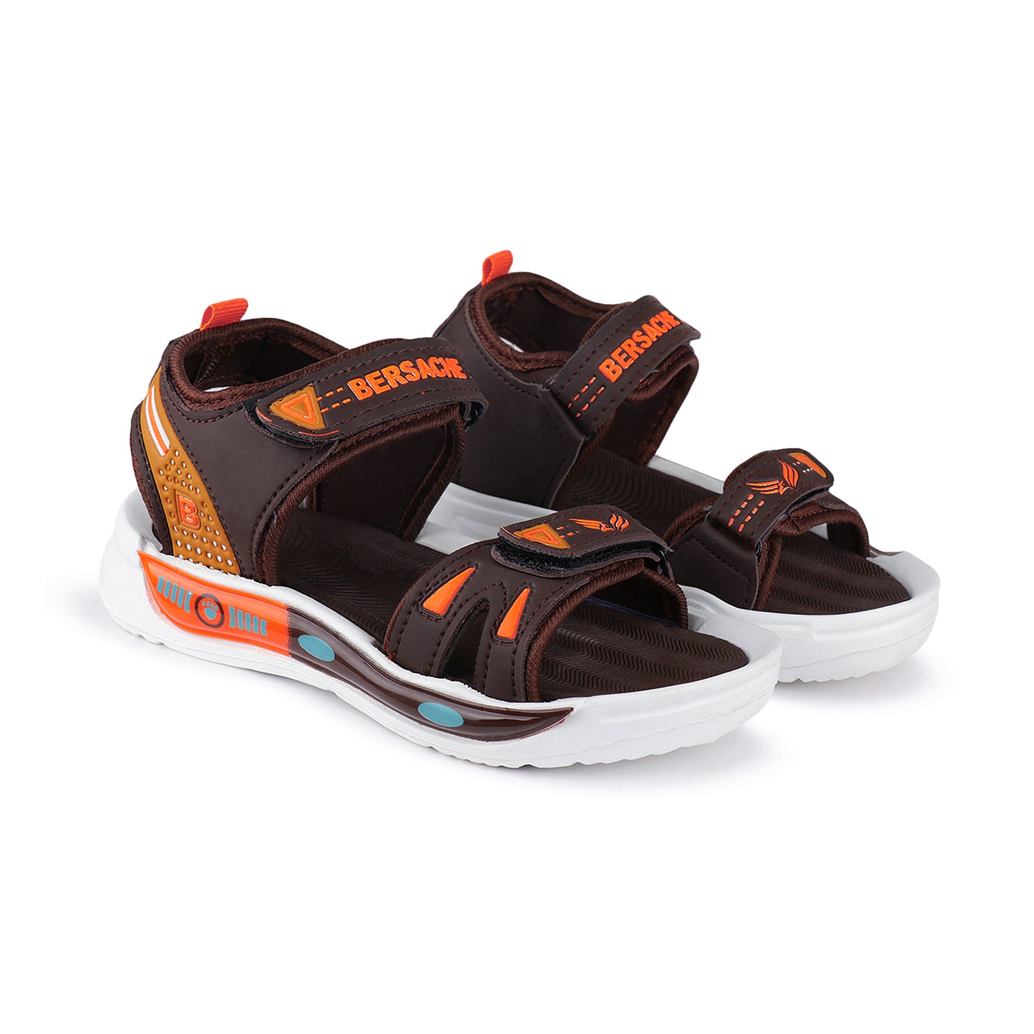 Bersache Extra Soft Classic Casual CHAPPAL with  Regular wear with Ultra Soft & Flexibility Technology Clog's for Kids's - Brown -6045.