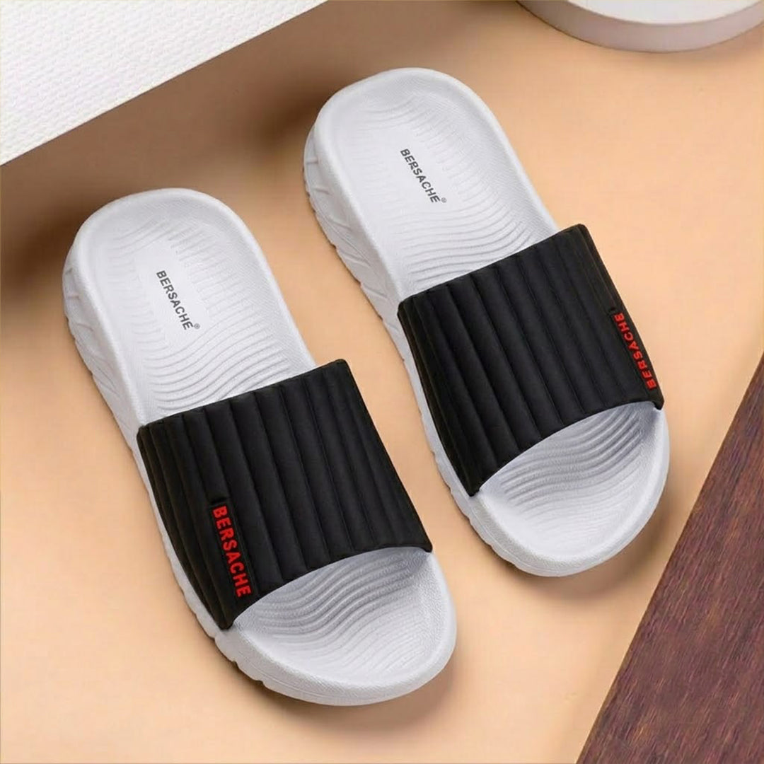 Bersache Extra Soft Classic Casual with  Regular wear with Ultra Soft & Flexibility Technology Sandal For Men's-(White)-6331.