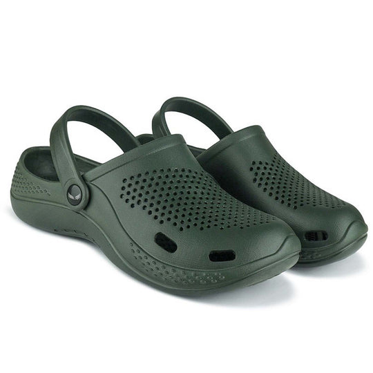 Bersache Extra Soft Classic Casual with Back Strap Regular wear with Ultra Soft & Flexibility Technology Flip-Flop for Men's/ Boy's -Green 6068