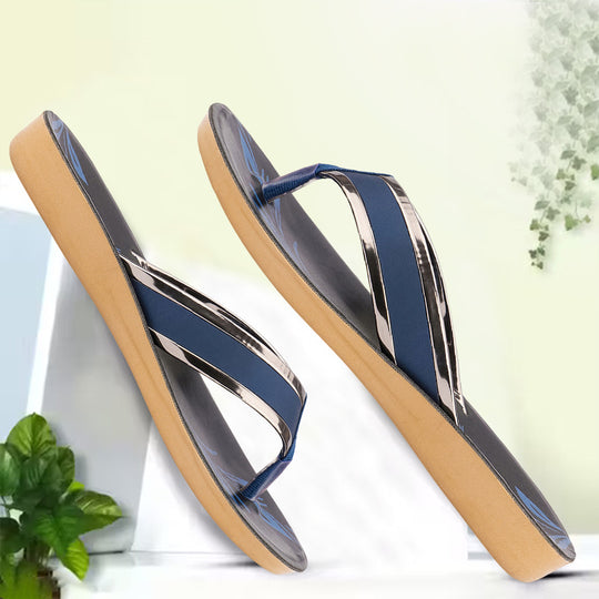 Bersache Extra Soft Classic Casual with  Regular wear with Ultra Soft & Flexibility Technology Sandal's For Women's & Girl's-(6237-Blue)