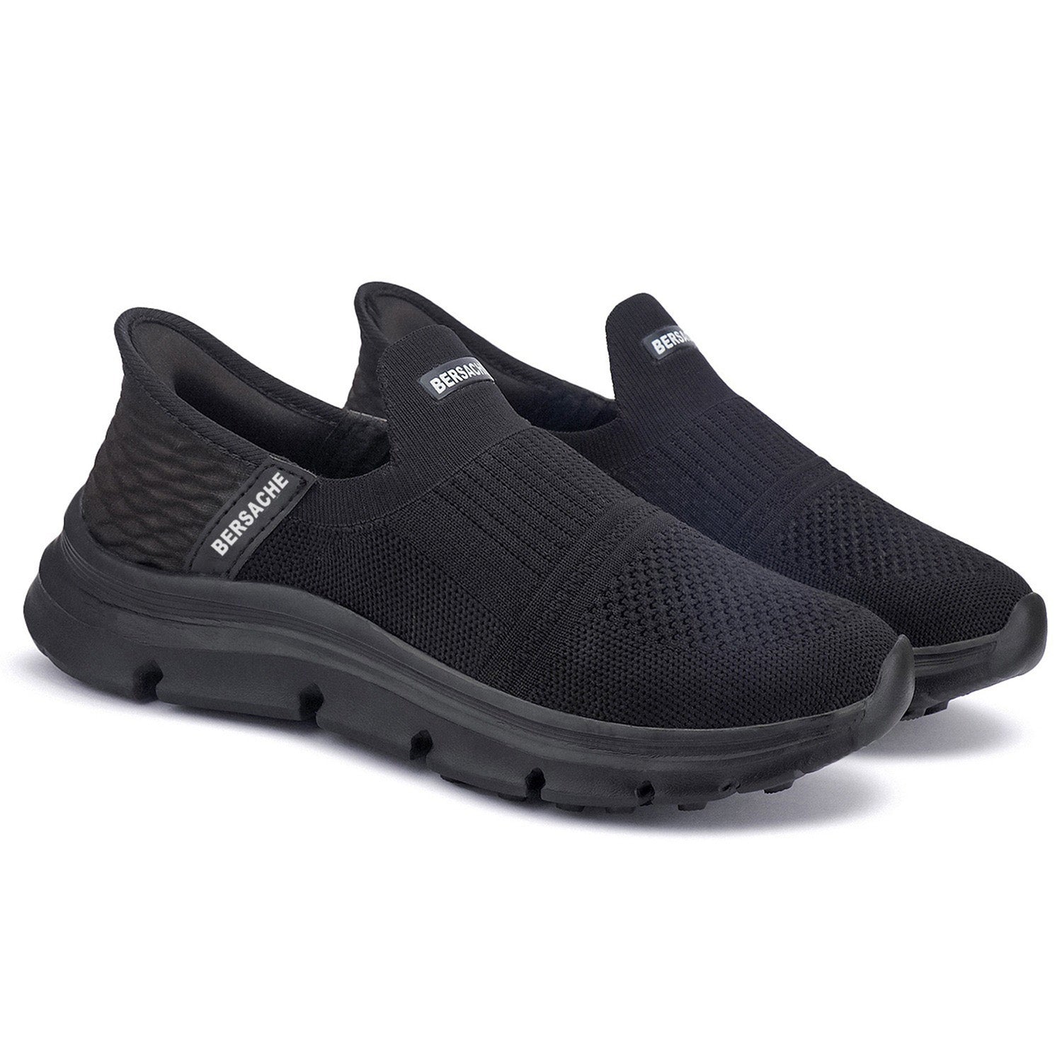 Bersache Premium Sports,Gym, Trending Stylish Running Shoes For Men (8077-Black)