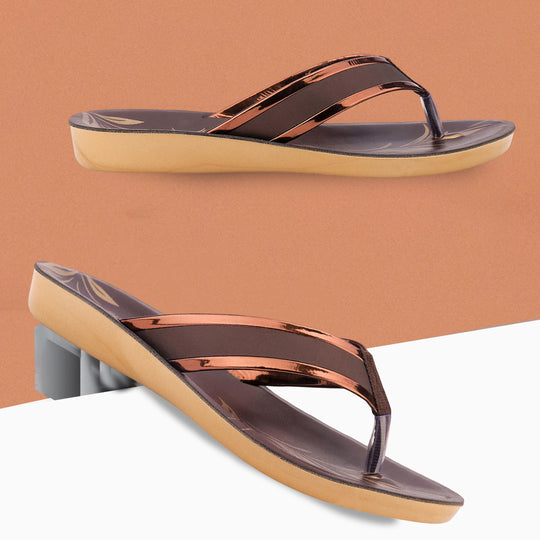 Bersache Extra Soft Classic Casual with  Regular wear with Ultra Soft & Flexibility Technology Slipper For Women's & Girl's-(Dark-Brown)-6235