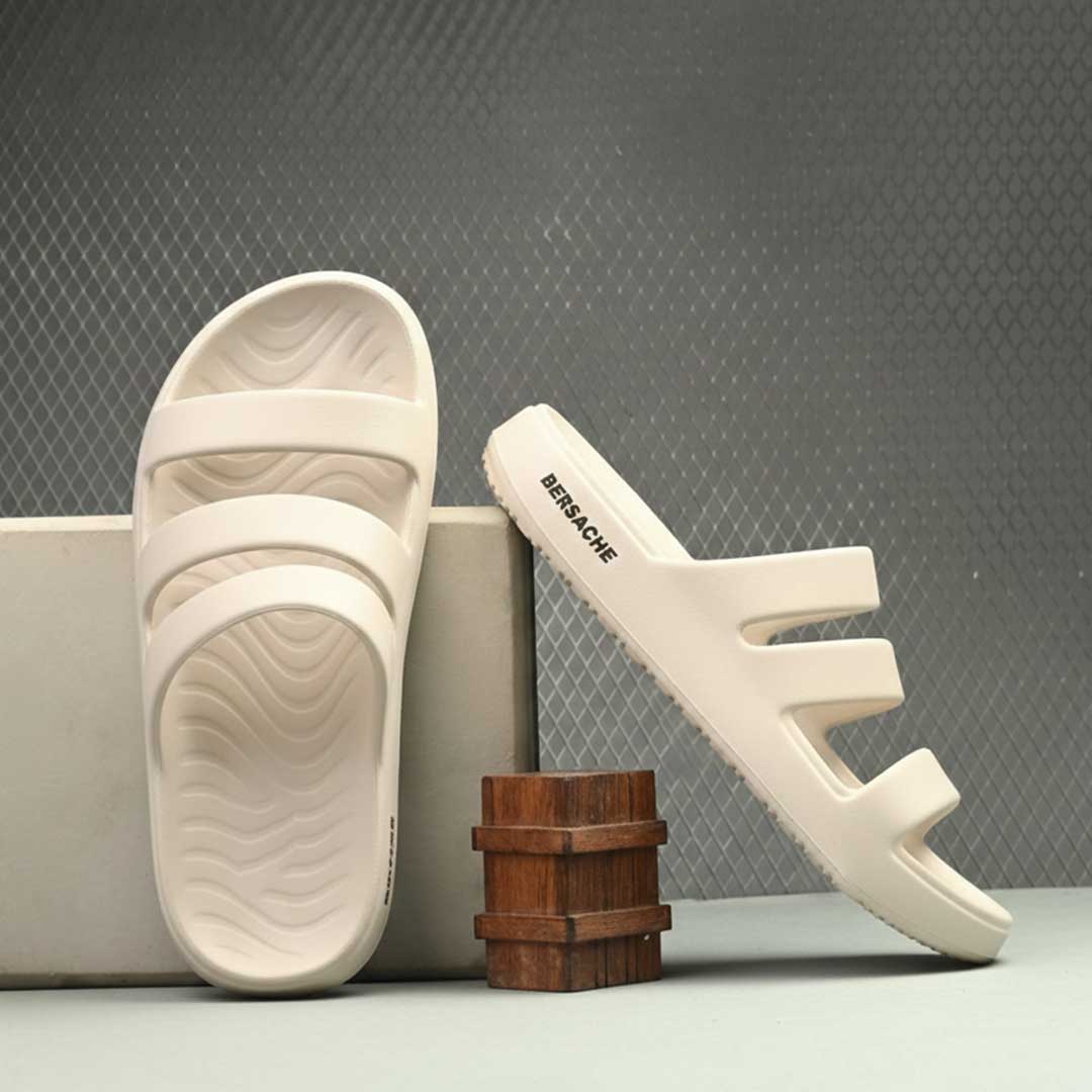 Bersache Extra Soft Classic Casual  with  Regular wear with Ultra Soft & Flexibility Technology Slipper for Women's-(6311-Beige)