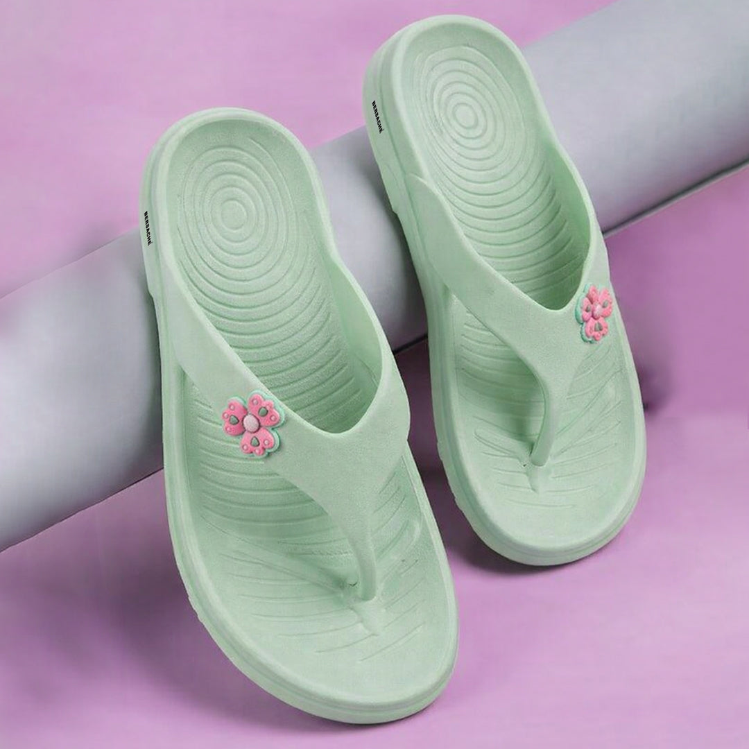 Bersache Extra Soft Classic Casual  with  Regular wear with Ultra Soft & Flexibility Technology Flip-Flop for Women's-(6297-Green).