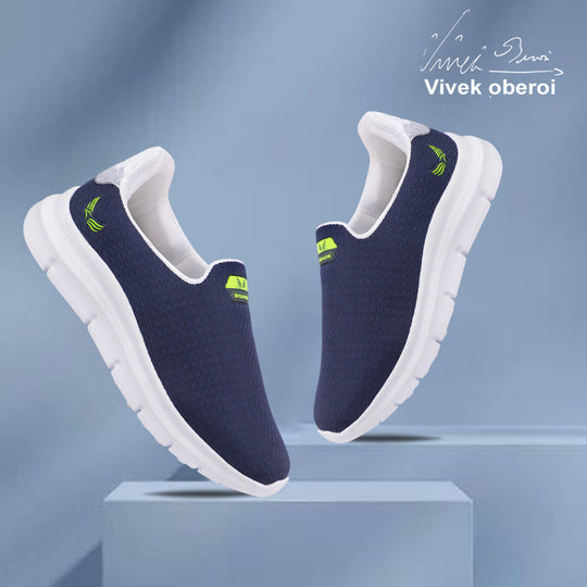 Bersache Lightweight Casual Sneaker Shoes For Men Blue-8071