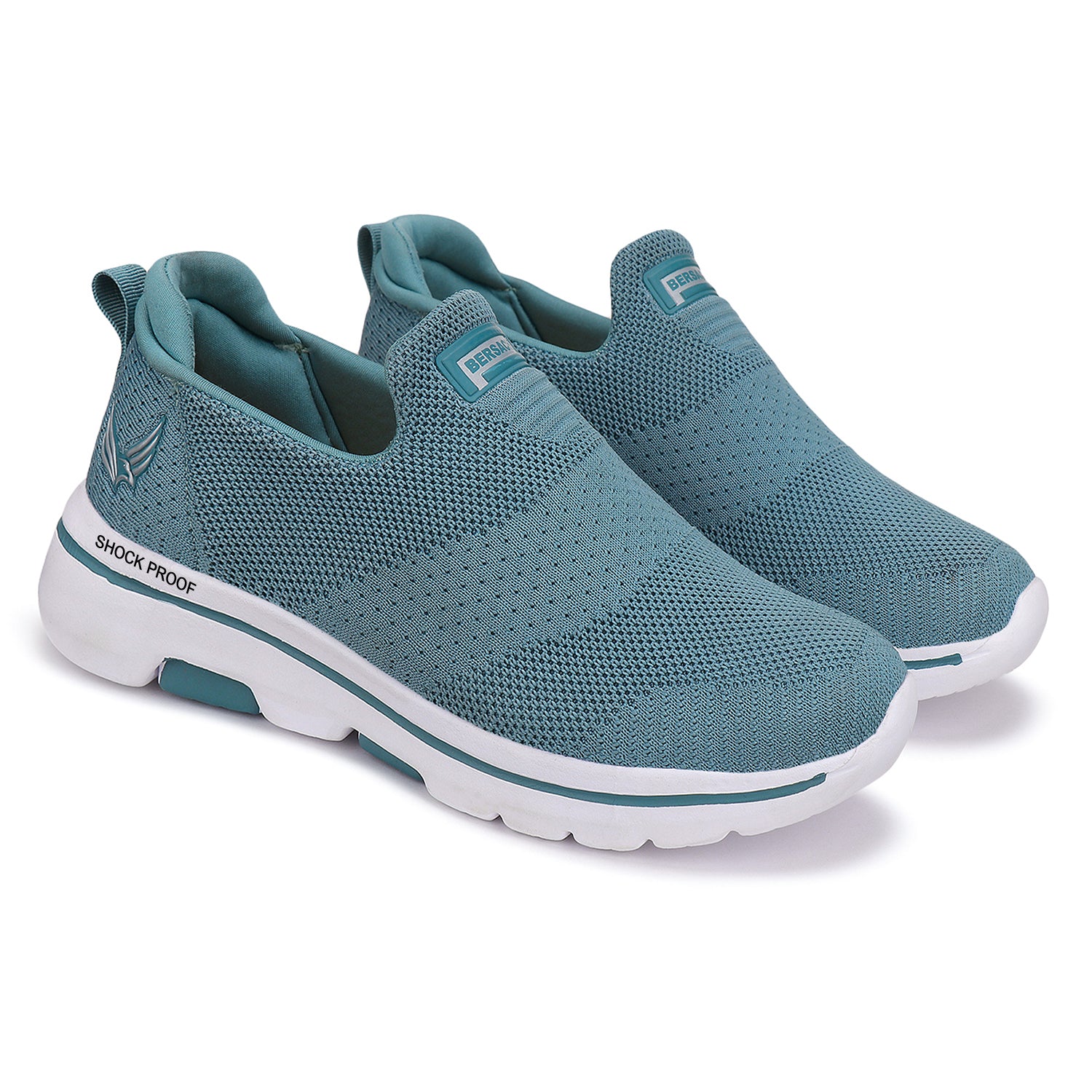 Bersache Lightweight Sports Running Shoes For Women Green- 7057