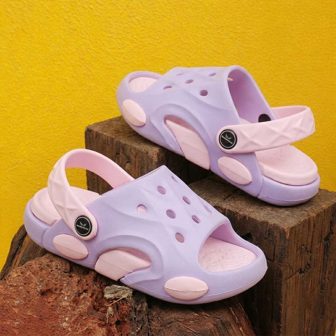 Bersache Extra Soft Classic Casual CHAPPAL with  Regular wear with Ultra Soft & Flexibility Technology Flip-Flop for Kids's-Purple-6319.