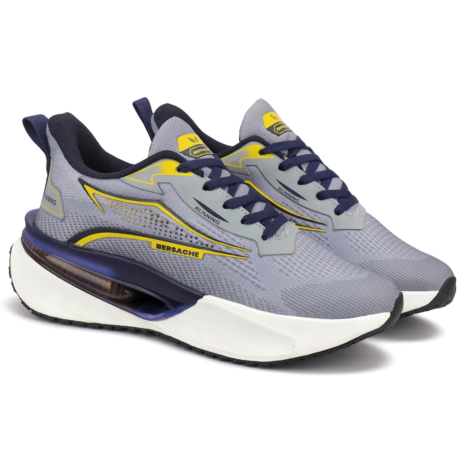 Bersache Premium Sports ,walking,Gym,cricket, Trending  Running Shoes For Men's (Grey-9215).
