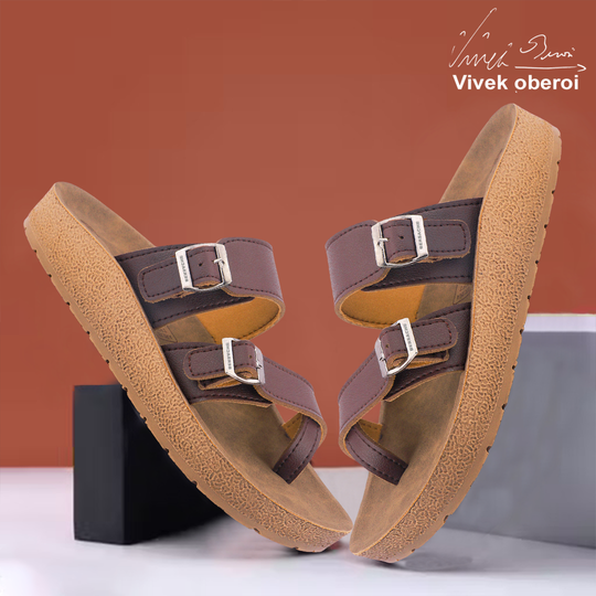 Bersache Extra Soft Classic Casual with  Regular wear with Ultra Soft & Flexibility Technology Sandal For men's & boy's-Brown-6224
