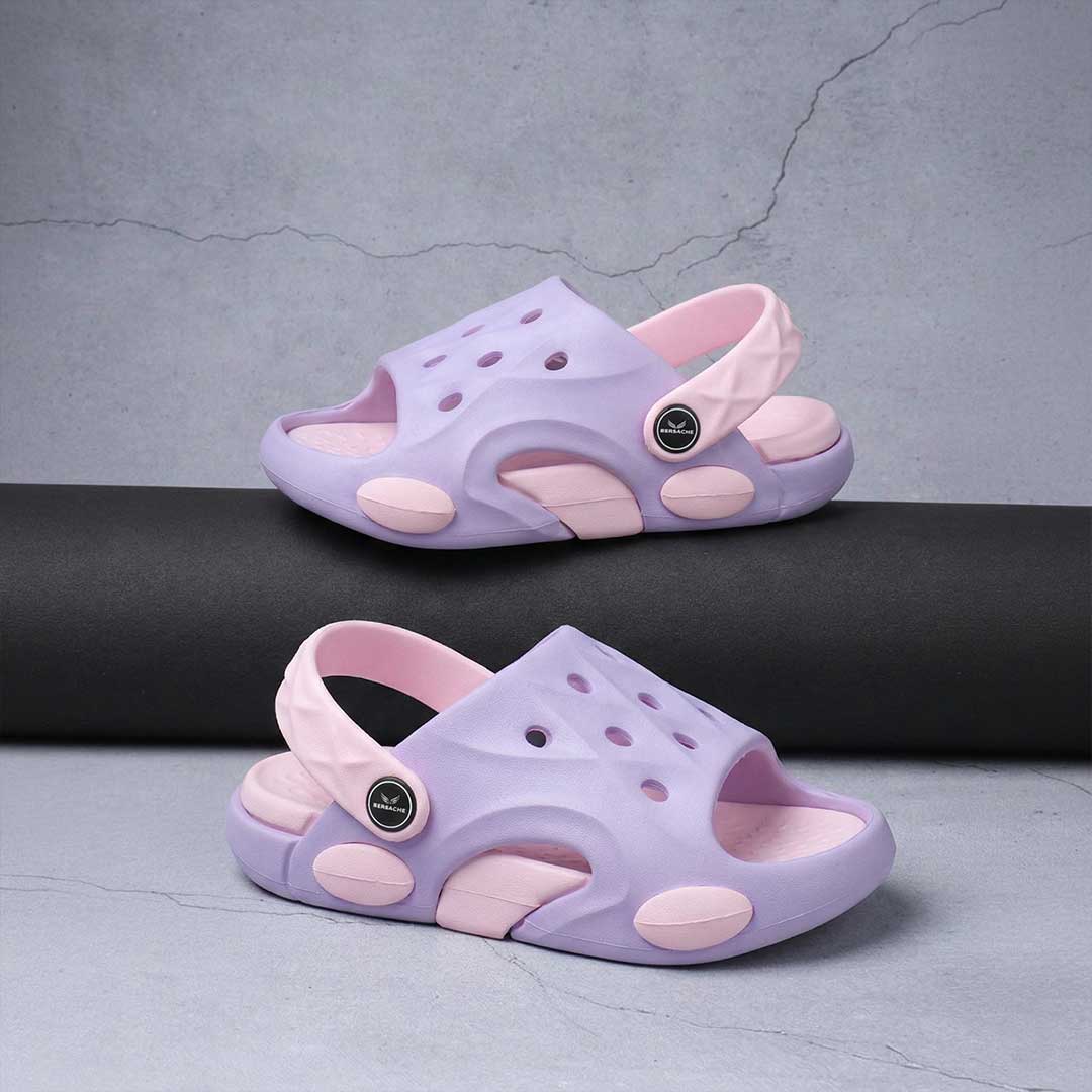 Bersache Extra Soft Classic Casual CHAPPAL with  Regular wear with Ultra Soft & Flexibility Technology Sandal for Kids's - Purple -6319.