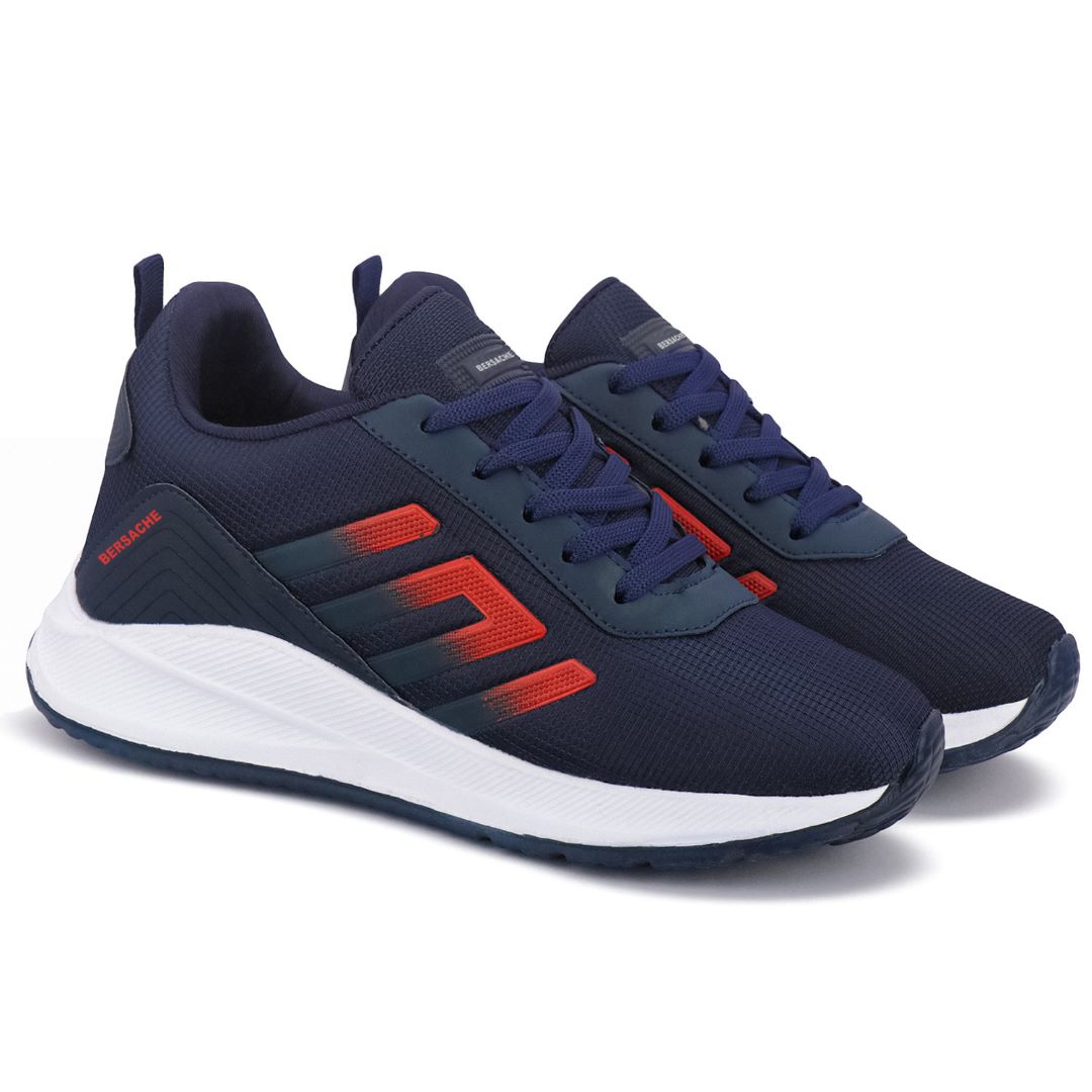 Bersache Premium Sports ,walking,Gym,cricket, Trending  Running Shoes For Men's (Black-8132).