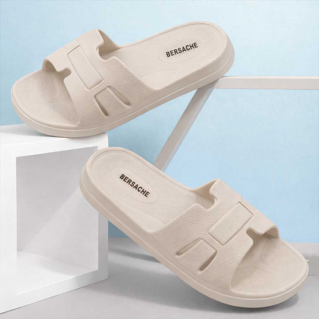 Bersache Extra Soft Classic Casual with  Regular wear with Ultra Soft & Flexibility Technology Sandal For Women's/Girl's-(6301-Beige).