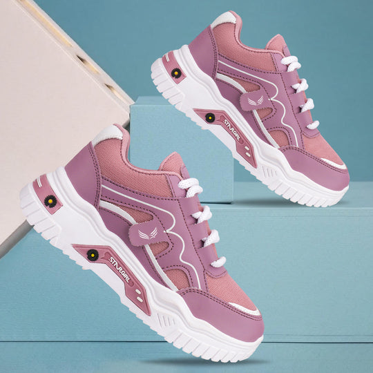 Bersache Sneaker, Loafers ,Casual with Extra comfort Sneaker Colour Changing shoes for Women (Purple-8103)