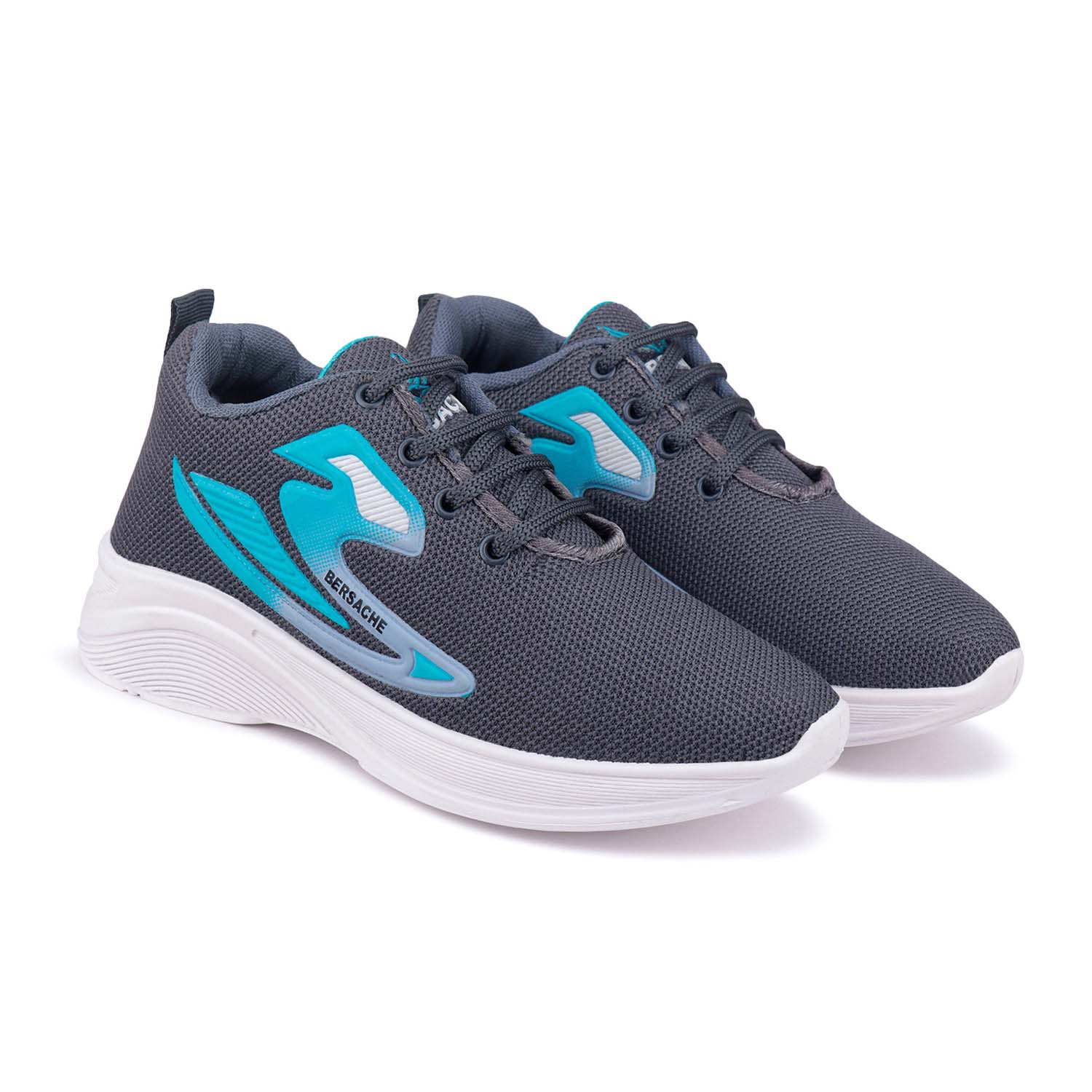 Bersache Premium Sports,walking,Gym,cricket,Trending Running Shoes For Kid's - Gray -8045.