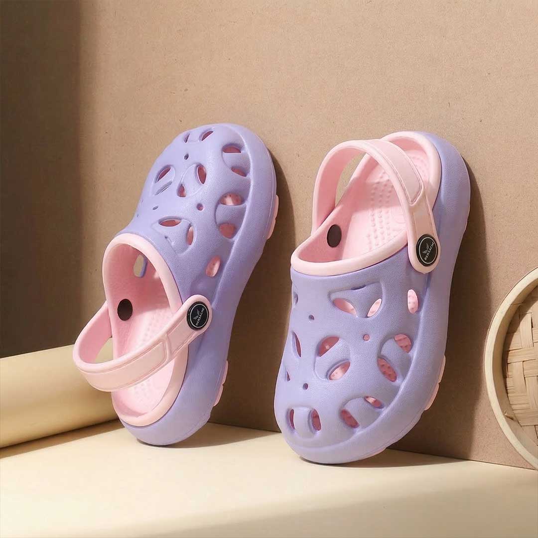 Bersache Extra Soft Classic Casual CHAPPAL with  Regular wear with Ultra Soft & Flexibility Technology Sandal for Kids's - Purple -6316.