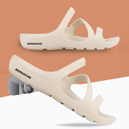 Bersache Extra Soft Classic Casual with  Regular wear with Ultra Soft & Flexibility Technology Slipper For Women's & Girl's-(6251-Beige)