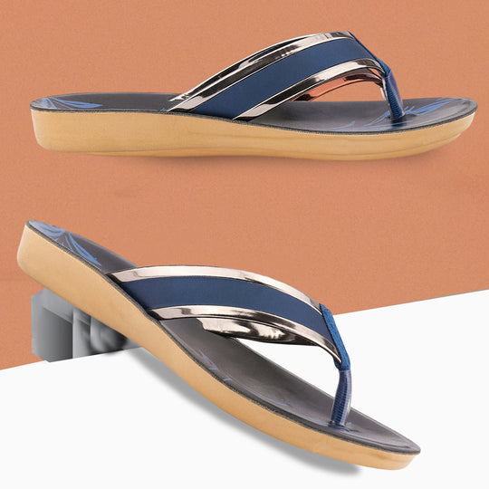 Bersache Extra Soft Classic Casual with  Regular wear with Ultra Soft & Flexibility Technology Slipper For Women's & Girl's-(6237-Blue)