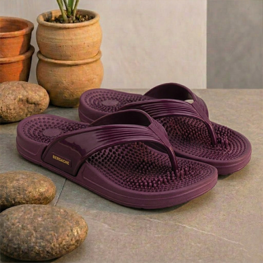 Bersache Extra Soft Classic Casual CHAPPAL with  Regular wear with Ultra Soft & Flexibility Technology  Slippers for Women's-(6333-Maroon).