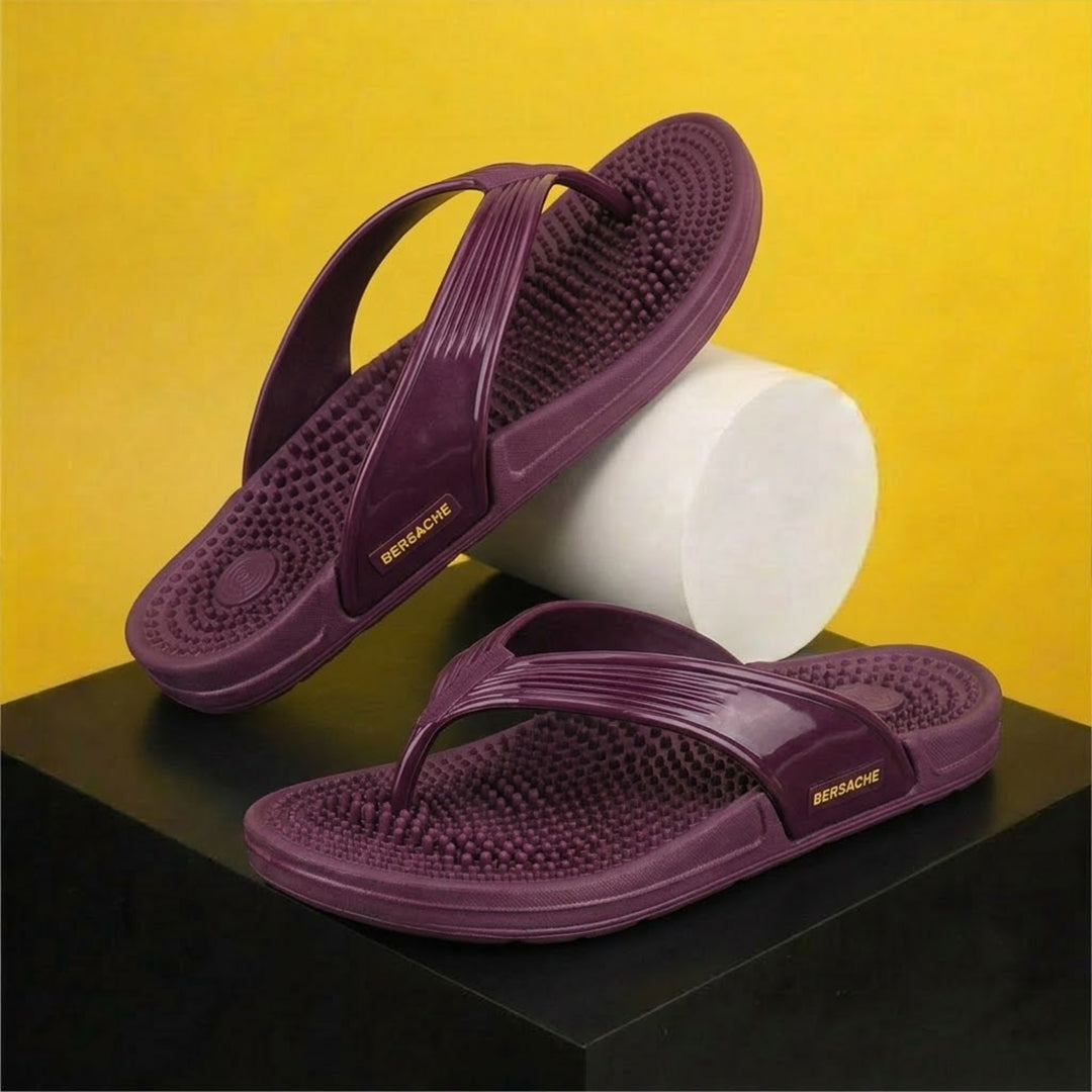 Bersache Extra Soft Classic Casual  with  Regular wear with Ultra Soft & Flexibility Technology Flip-Flop for Women's-(6333-Maroon).