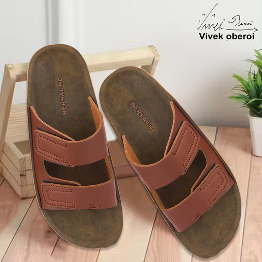 Bersache Extra Soft Classic Casual with  Regular wear with Ultra Soft & Flexibility Technology Sandal For Men's & Boy's-Brown-6221