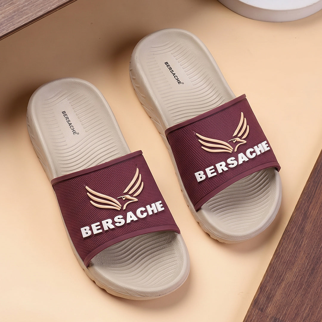 Bersache Extra Soft Classic Casual with  Regular wear with Ultra Soft & Flexibility Technology Sandal For Men's (beige)-6327.