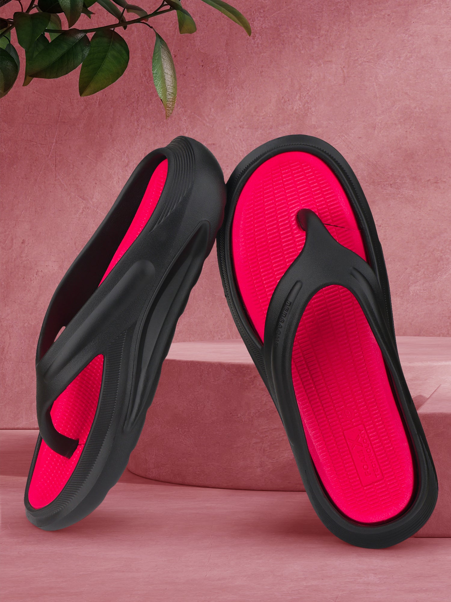Bersache Extra Soft Classic Casual with  Regular wear with Ultra Soft & Flexibility Technology Flip Flop for Men's & Boy's (6176-Red)