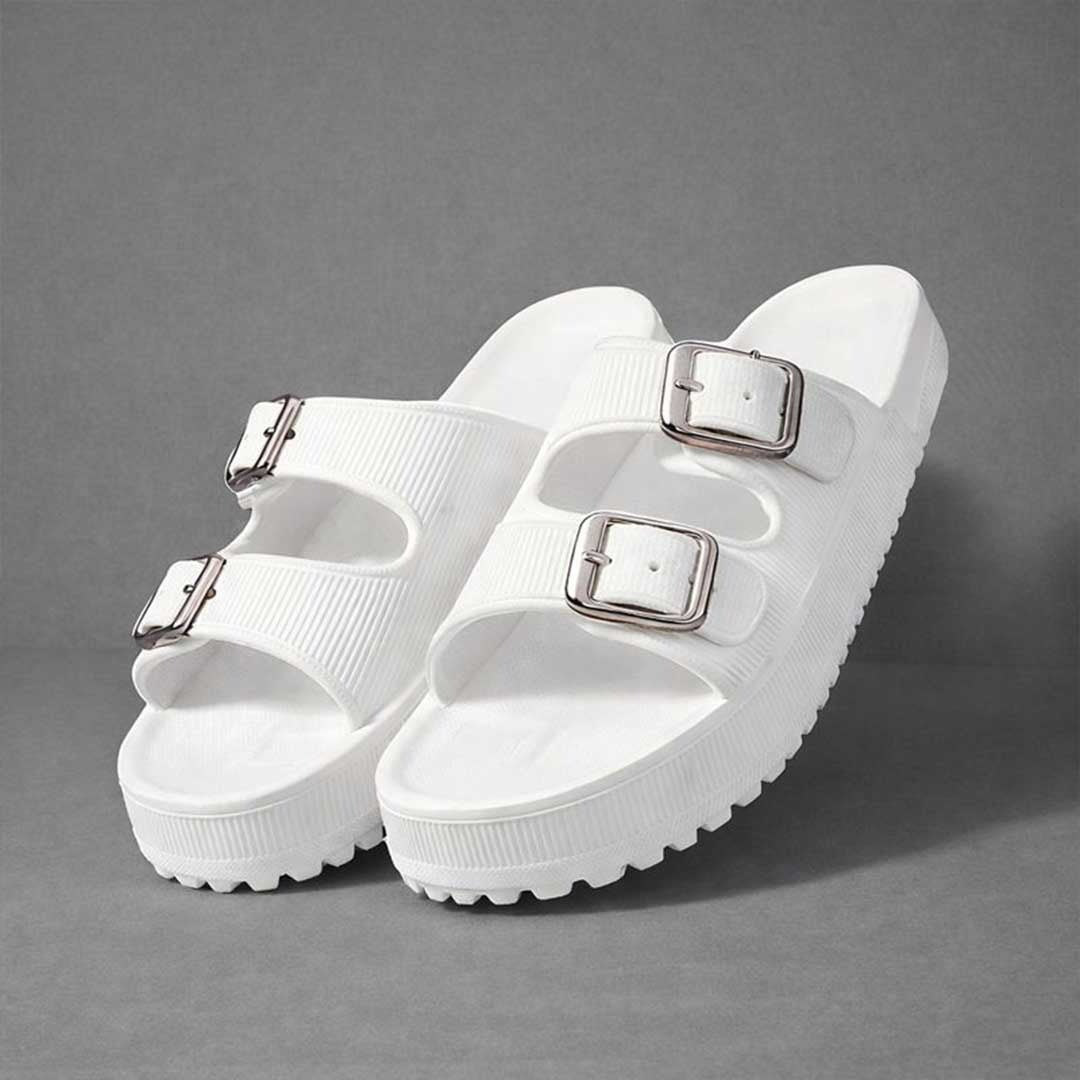 Bersache Extra Soft Classic Casual CHAPPAL with  Regular wear with Ultra Soft & Flexibility Technology  Slippers for Women's-(6294-White).