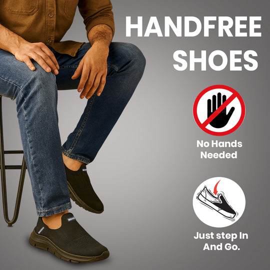 Bersache Premium Sports,Gym, Trending Stylish Running Shoes For Men (8077-Black)