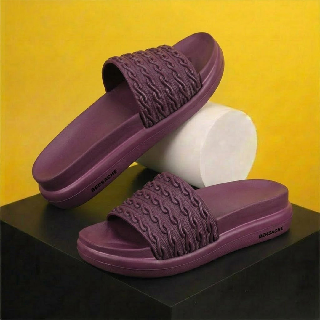 Bersache Extra Soft Classic Casual  with  Regular wear with Ultra Soft & Flexibility Technology Flip-Flop for Women's-(6336-Purple).