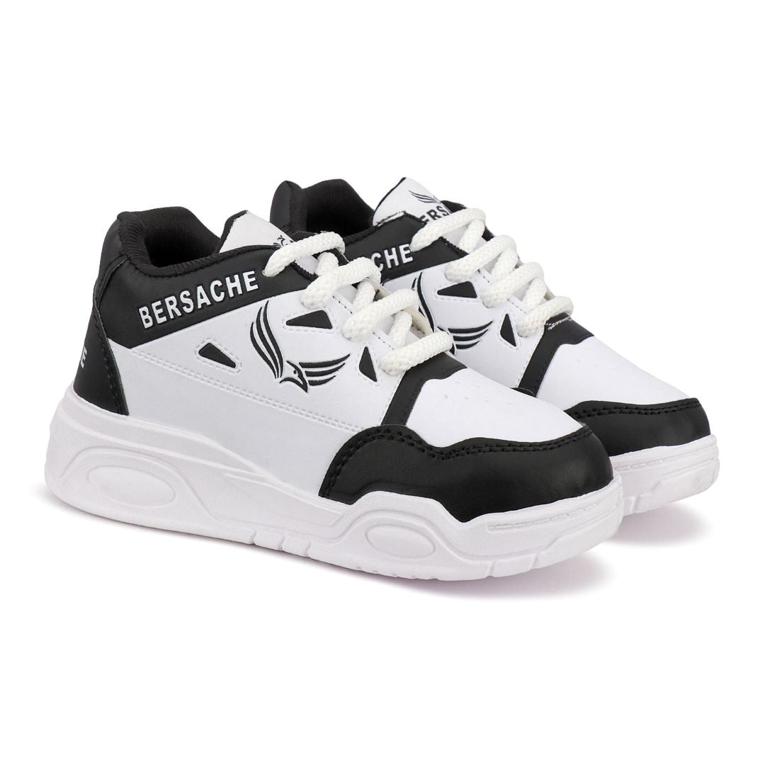 Bersache Premium Sports,walking,Gym,cricket,Trending Running Shoes For Kid's - Black-6278.