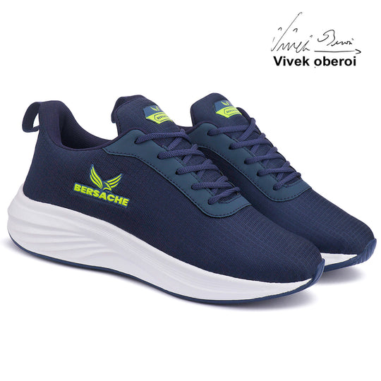 Bersache Premium Sports ,Gym, Trending Stylish Running Shoes For Men Blue-8069