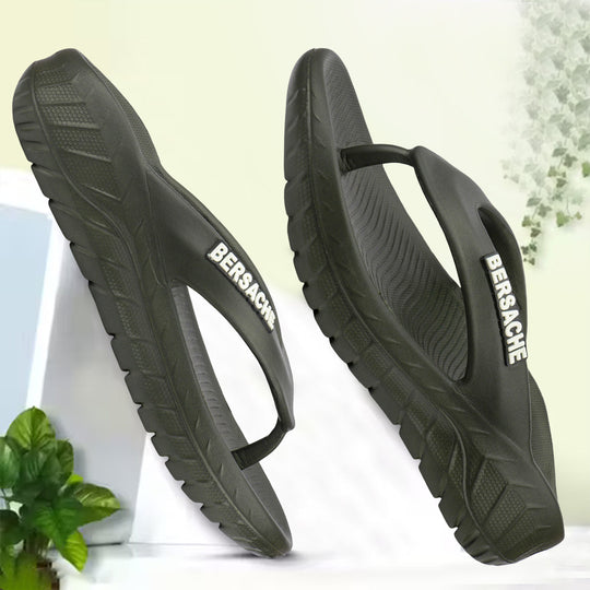 Bersache Extra Soft Classic Casual with  Regular wear with Ultra Soft & Flexibility Technology Sandal For men's & boy's-Black-6255