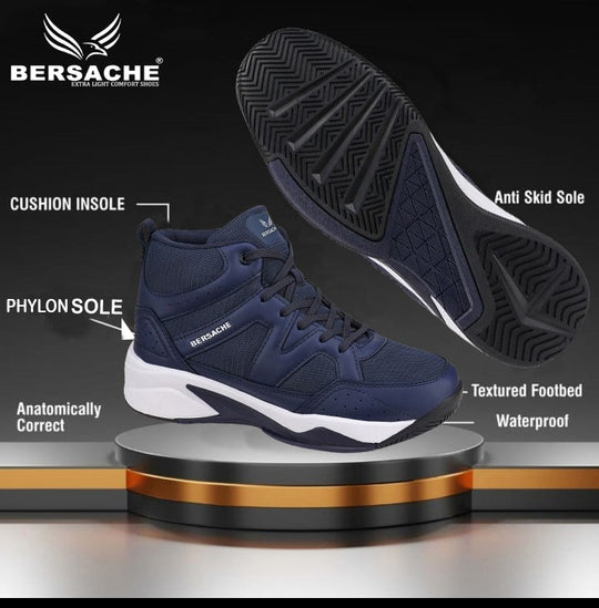 Bersache Casual Shoes  For Men  Black-9068