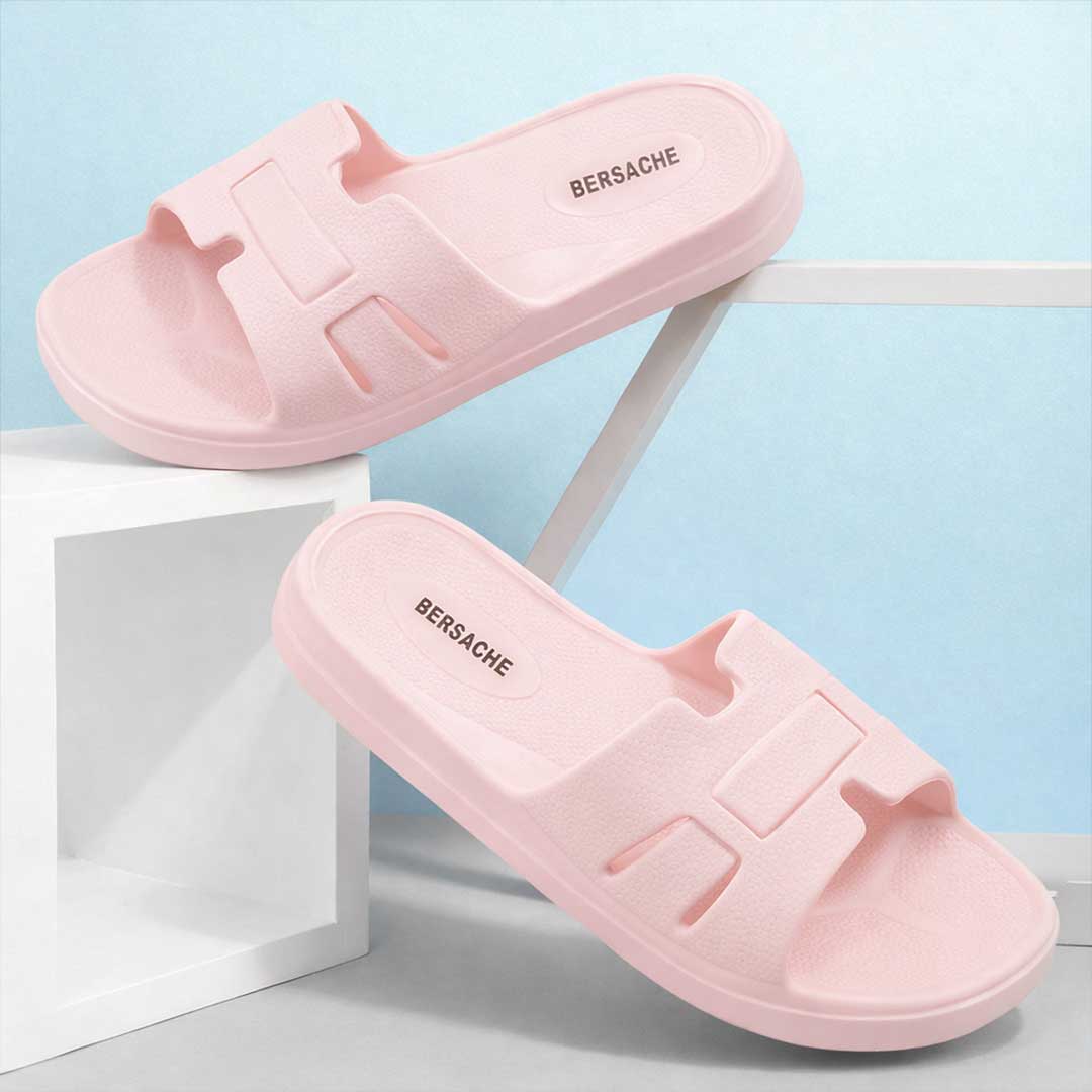 Bersache Extra Soft Classic Casual with  Regular wear with Ultra Soft & Flexibility Technology Sandal For Women's/Girl's-(6302-Pink) .