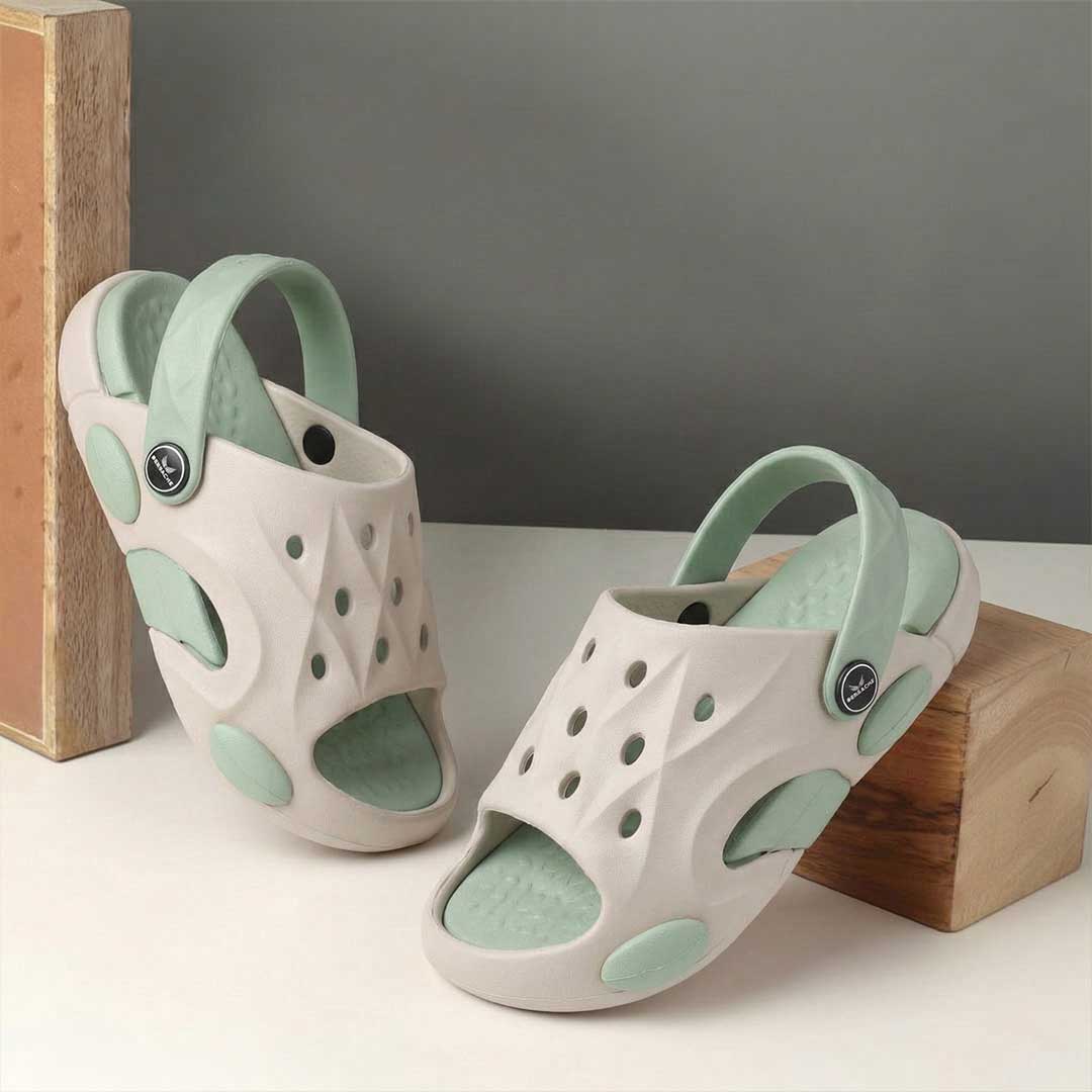 Bersache Extra Soft Classic Casual CHAPPAL with  Regular wear with Ultra Soft & Flexibility Technology Clog's for Kids's - Beige -6318.