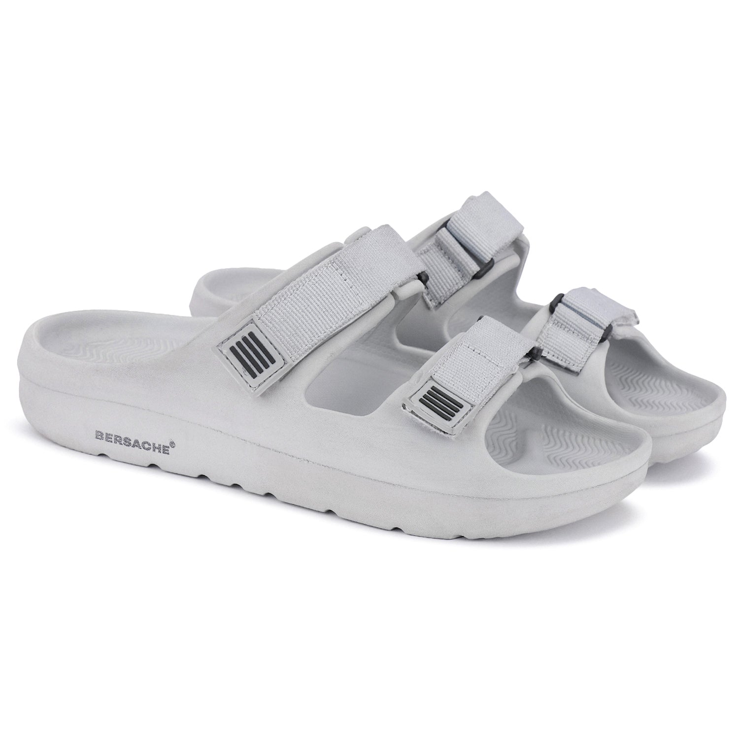 Bersache Extra Soft Classic Casual with  Regular wear with Ultra Soft & Flexibility Technology Slipper For Men's & Boy's-(Grey-6286)