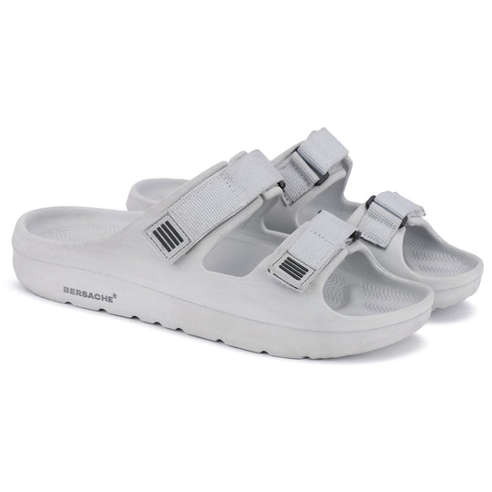 Bersache Extra Soft Classic Casual with  Regular wear with Ultra Soft & Flexibility Technology Flipflop For Men's & Boy's-(Grey-6286)