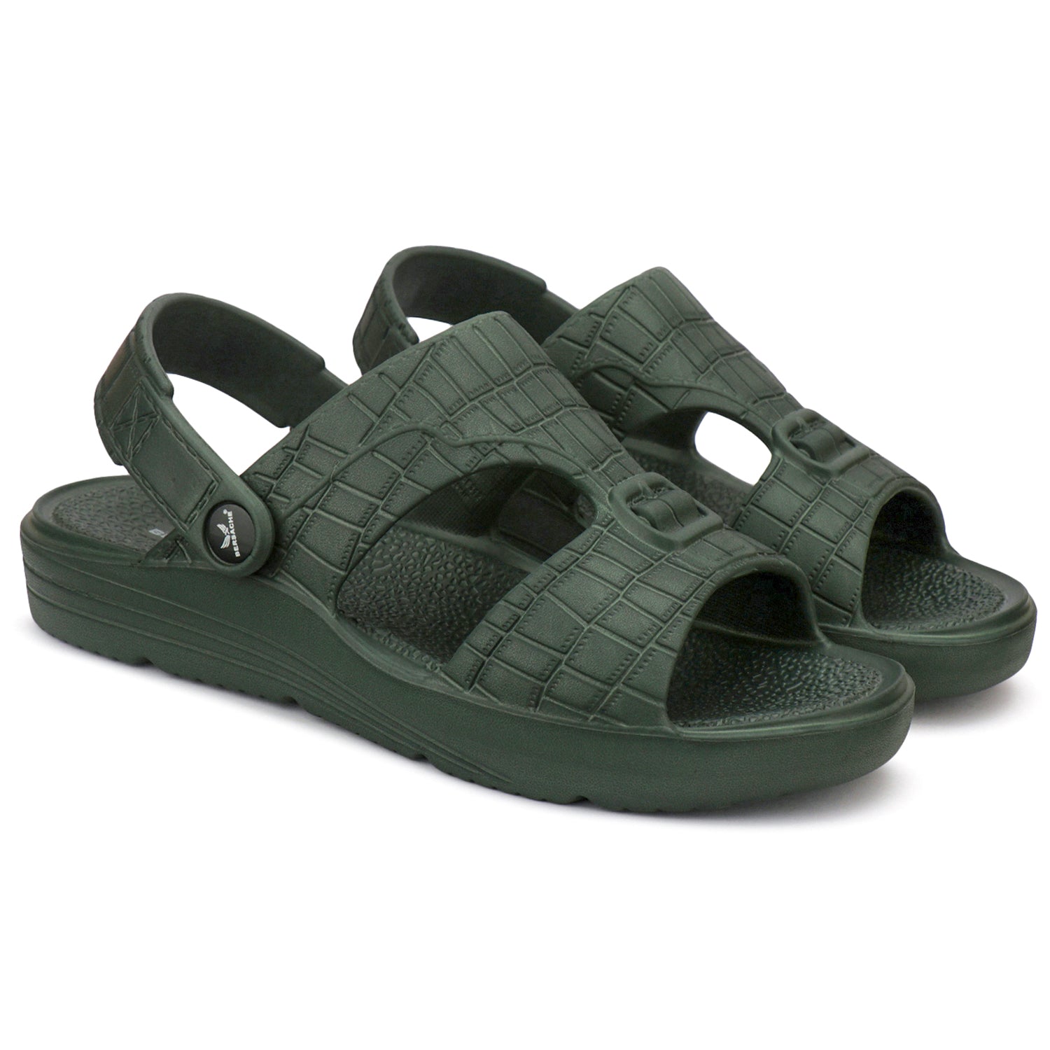 Bersache Extra Soft Classic Casual with  Regular wear with Ultra Soft & Flexibility Technology Sandal For Men's & Boy's-Black-6270