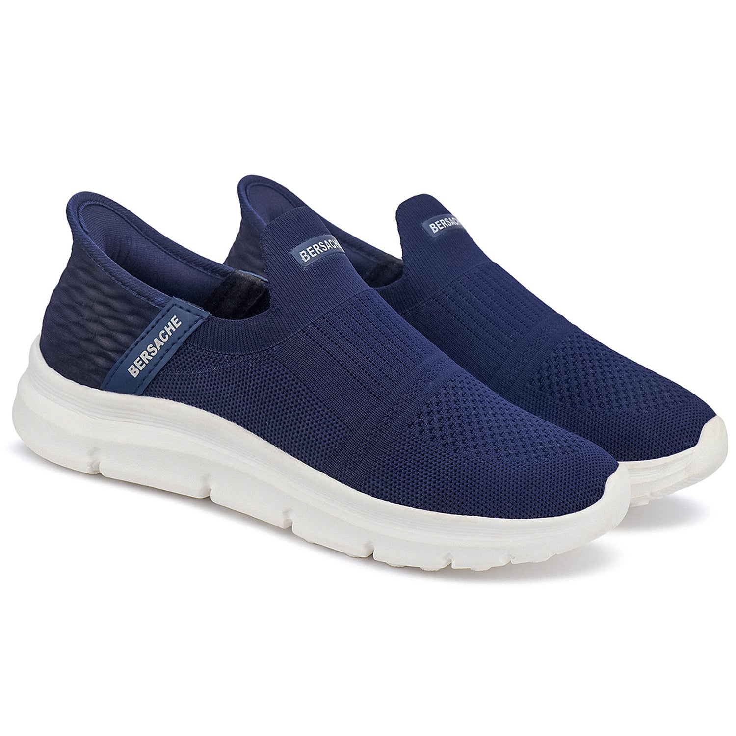 Bersache Lightweight Casual Sneaker Shoes For Men Blue-8078